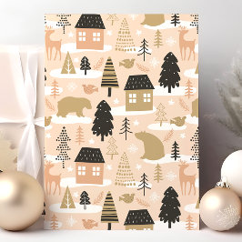 Julbjörsbyn Helgkort