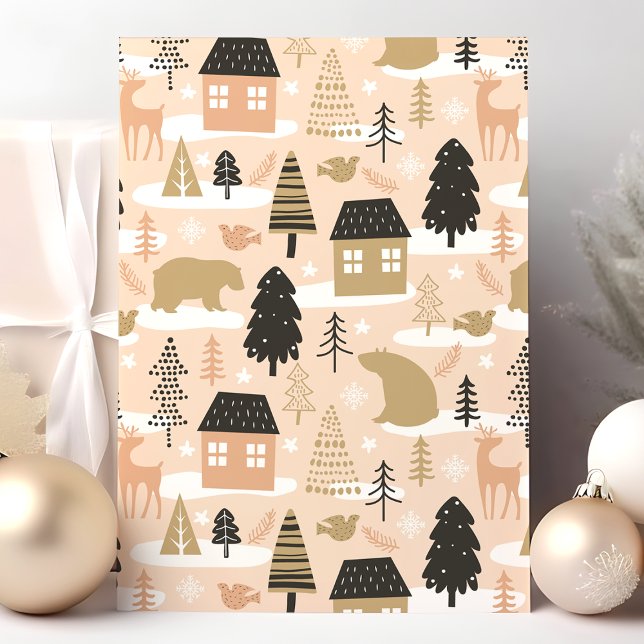 Julbjörsbyn Helgkort (Skapare uppladdad)