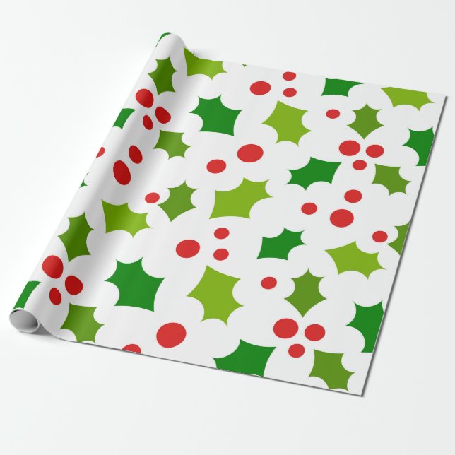Julblåbär Presentpapper (Utrullad)