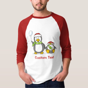 Julbläckpenguiner T-shirt