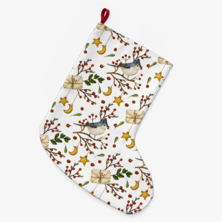 Julblåejay - stor julklapp julstrumpa