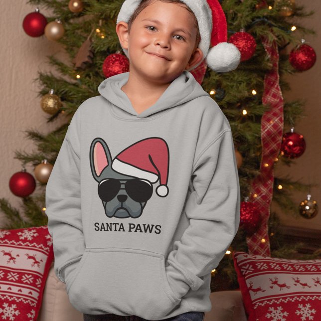 Julblått Fransk Bulldog T Shirt (Skapare uppladdad)