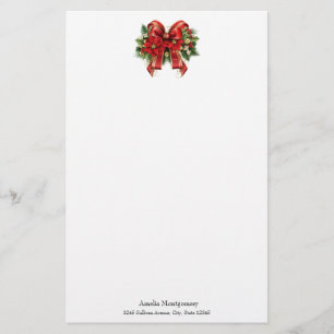 Julblocket Red and Guld Brevpapper
