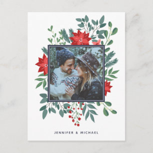 Julblomma   Foto Högtidskort Helg Vykort