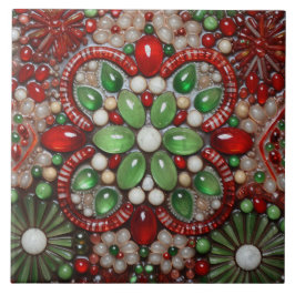 Julblomman i Stone Spain Terracotta 1 Kakelplatta