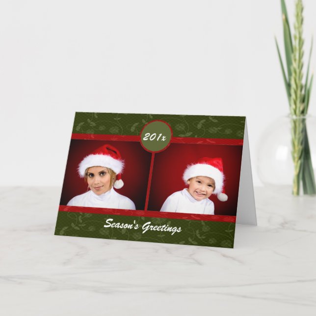 Julblommigtkort Helgkort (Framsida)