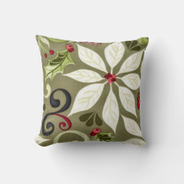 JulBlommönstret Kudde
