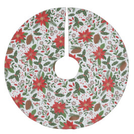 Julblommor Julgransmatta Borstad Polyester