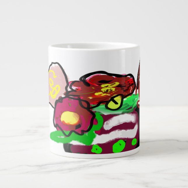 Julblommor Jumbo Mugg (Framsidan)