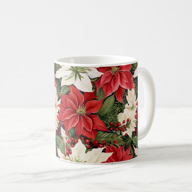 Julblommor Kaffemugg (Framsida höger)