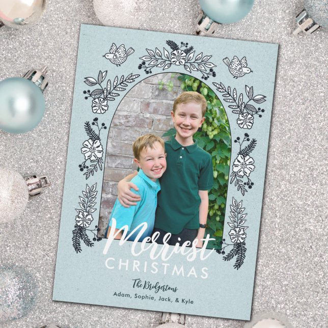 Julblommor Photo Arch Cute Julkort (Skapare uppladdad)