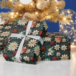Julblommor Presentpapper