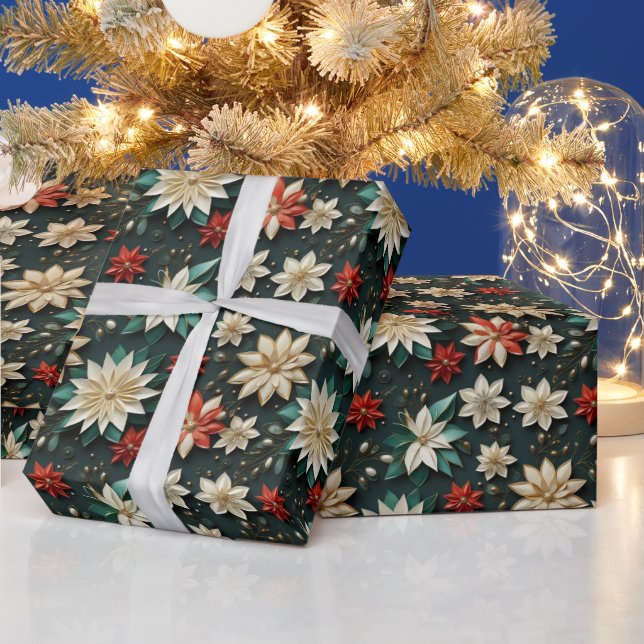 Julblommor Presentpapper (Helgdagar)