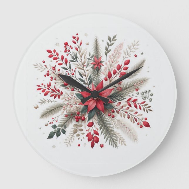 Julblommor Stor Klocka (Framsida)