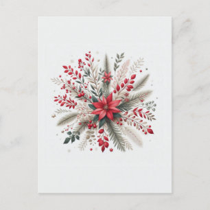 Julblommor Vykort
