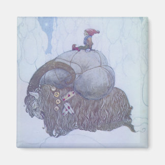 Julbocken Scandinavian jul Goat Magnet