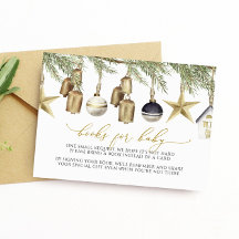 Julböcker för Baby-kort