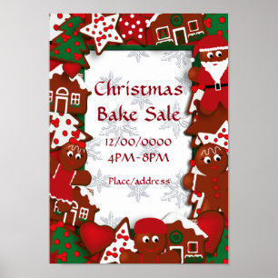 Julboksförsäljning Gingerbröd Poster