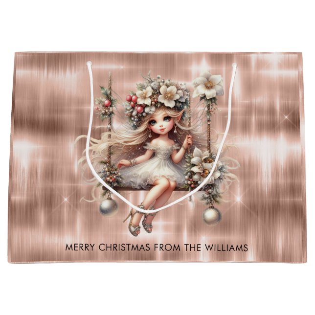 Julböld i Gnistra Ro Guld-bakgrunden (Framsidan)