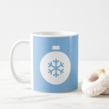Julboll Blå Kaffe Mugg