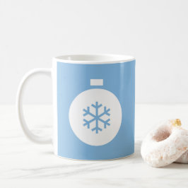 Julboll Blå Kaffe Mugg