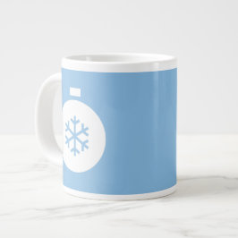 Julboll Jätteblå Kaffemugg Jumbo Mugg