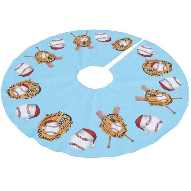 Julbollar, Fladdermus och Handskar Julgransmatta Borstad Polyester (Vinklad)