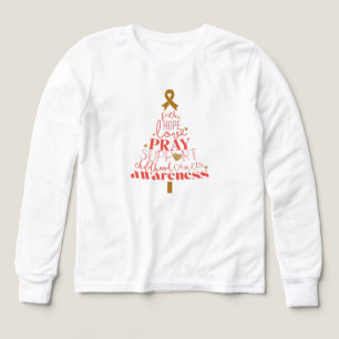 Julbollar för barncancer Långärmad T Shirt