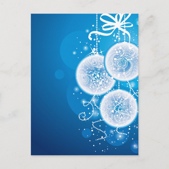 Julbollar Helg Vykort (Framsida)