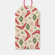 Julbomerangar i mitten av århundradet med diamante