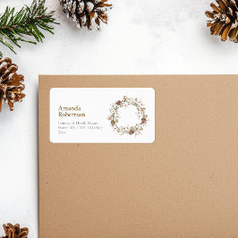 Julbomull, andedräktighetsetikett adressetikett