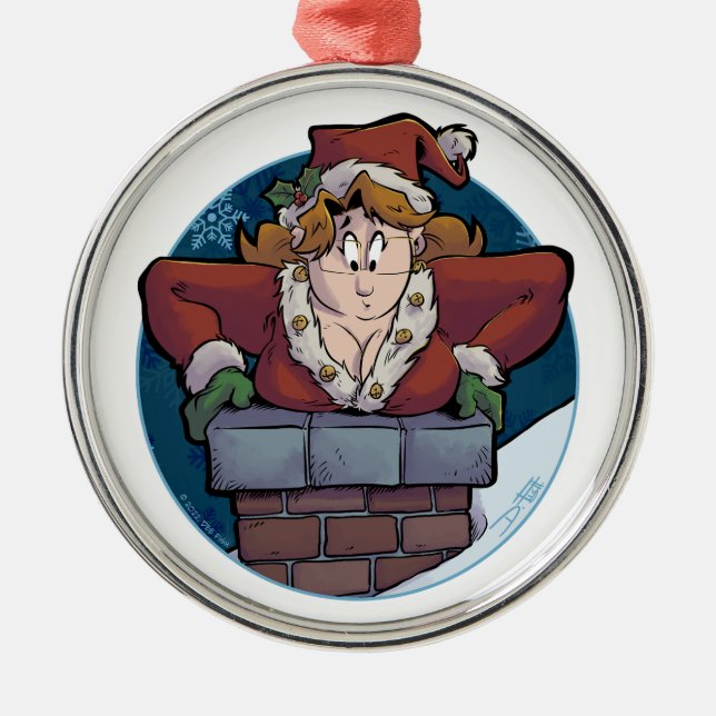 Julboobing Julgransprydnad Metall (Framsidan)