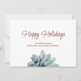 Julbotaniska ockulturella febertypografi julkort