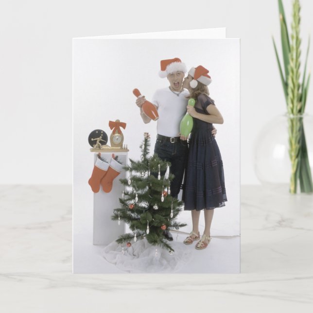 JulBowling Helgkort (Framsida)