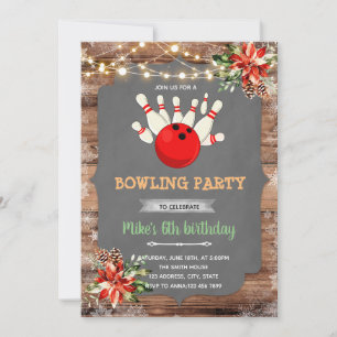 Julbowlingfest Inbjudningar