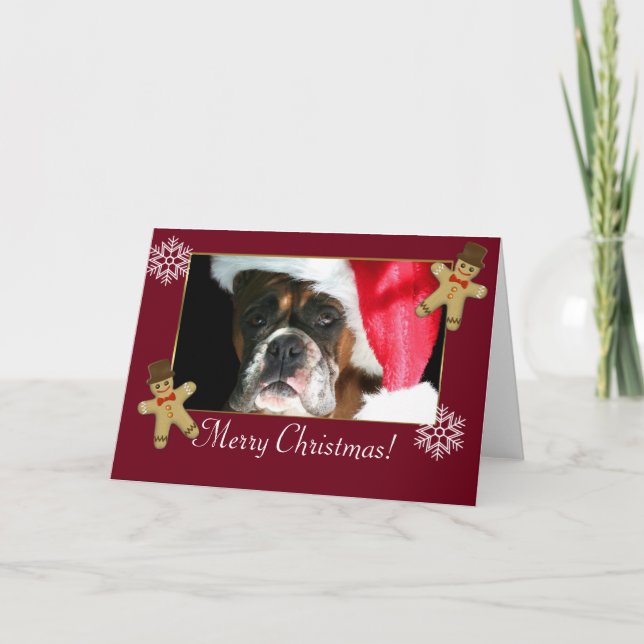Julboxare, Hund Helgkort (Framsida)