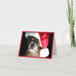 Julboxare hund Notecard Helgkort