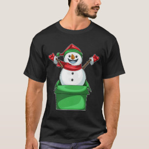 Julboxen snögubbe t shirt