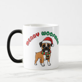 Julboxer Mugg: Merry Woofmas Magisk Mugg