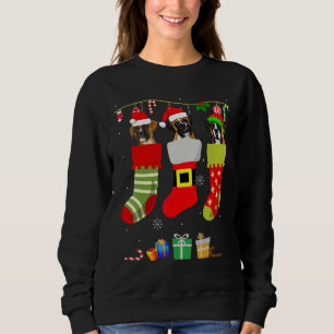 Julboxer Pajama Hund Socks Light Santa Hat X T Shirt