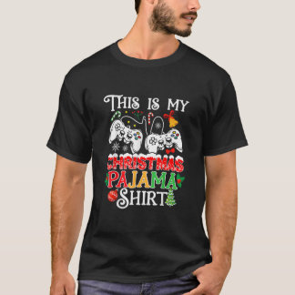Julboys Manar Video Gamer Det här är min Christma T Shirt