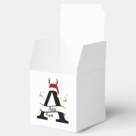 Julbrev A Initial – Festiv Juldesign Presentaskar