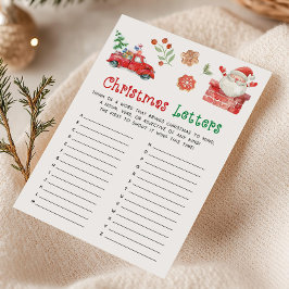 Julbrev från Tomten Julkort
