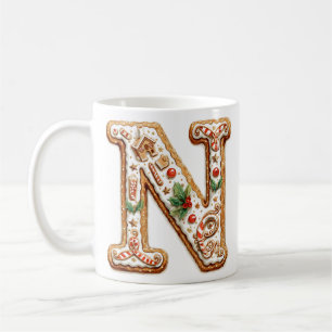 Julbrev N Bröd Julinitial Kaffemugg
