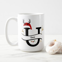 Julbrev U Alfabet Kaffemugg