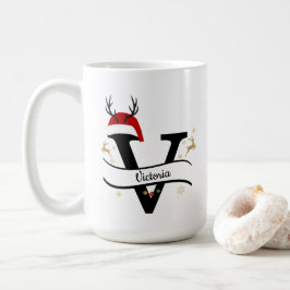 Julbrev V Alfabet Kaffemugg