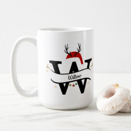 Julbrev W Alfabet Kaffemugg