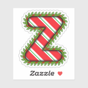 Julbrev Z Klistermärken