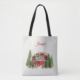 Julbrickor Camper Outdoorsy Tema Tygkasse