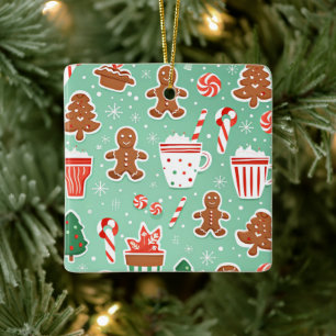 Julbringbröd Julgransprydnad Keramik